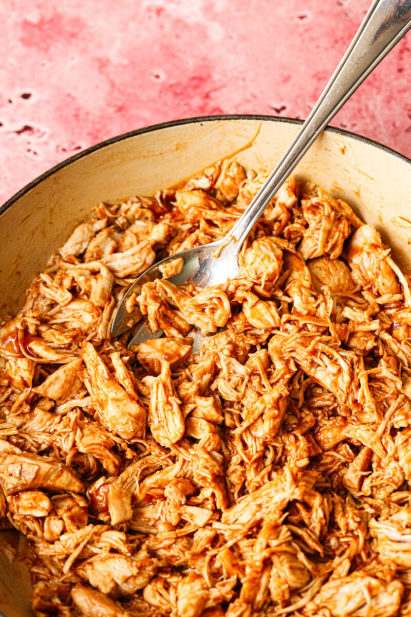 Shredded BBQ Chicken.