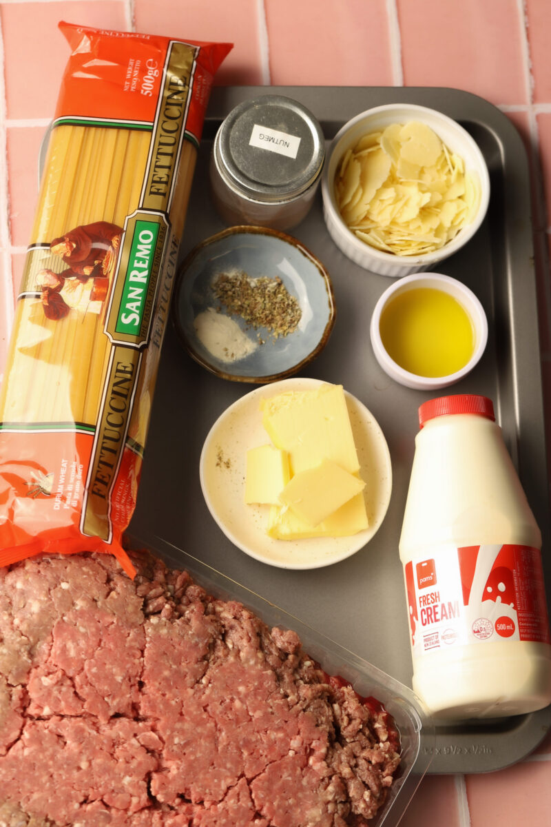 Ingredients needed.
