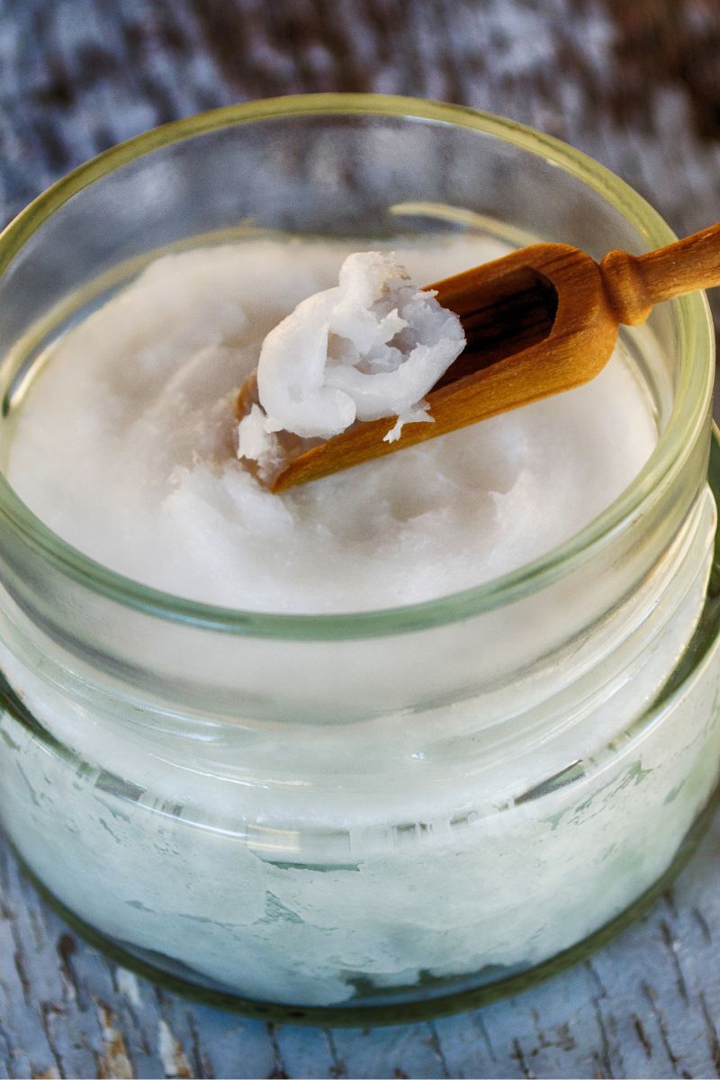 Coconut oil is a great substitute for vegetable oil.