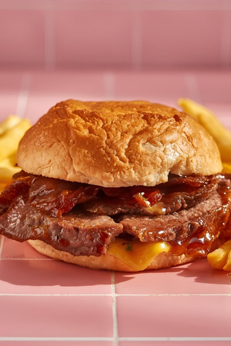 A minute steak sandwich. 