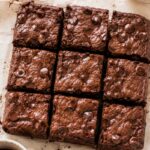 3 ingredient chocolate brownies.