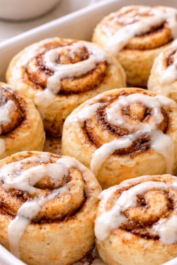 No rise cinnamon buns.