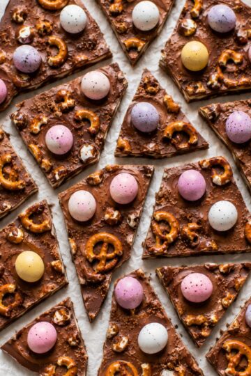 Rocky road chocolate bark.