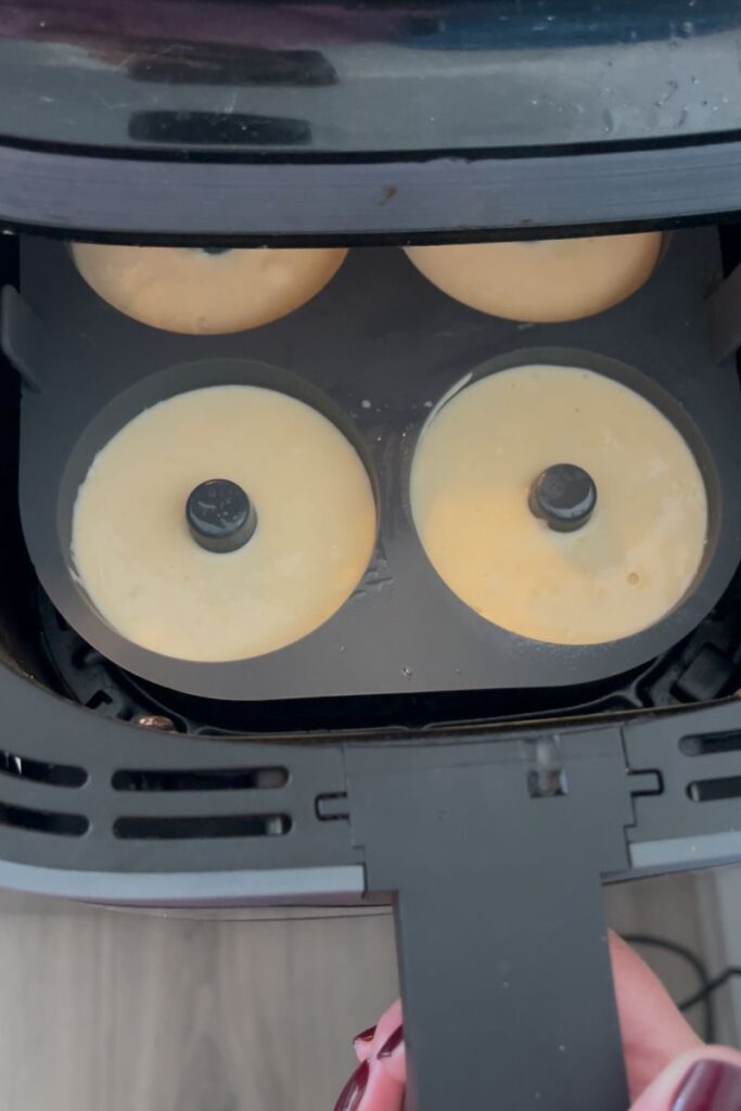 Baking in the air fryer.
